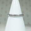 Vintage Platinum Diamond Eternity Band