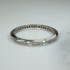 Vintage Platinum Diamond Eternity Band