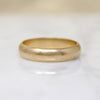 Classic Size 10 14k Gold Half Round Wedding Band