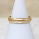 Classic Size 10 14k Gold Half Round Wedding Band
