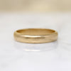 Timeless Half Round 14k Gold Band Size 9.75