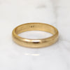 Timeless Half Round 14k Gold Band Size 9.75