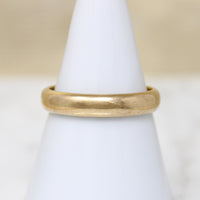 Timeless Half Round 14k Gold Band Size 9.75