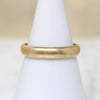Timeless Half Round 14k Gold Band Size 9.75