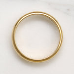 Timeless Half Round 14k Gold Band Size 9.75