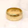 Extra Wide Mid Century 14k Gold Cigar Band
