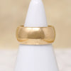 Extra Wide Mid Century 14k Gold Cigar Band