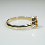 Fancy Orange Pear Diamond Solitaire