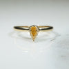 Fancy Orange Pear Diamond Solitaire