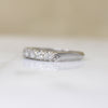 Timeless Five Diamond Platinum Wedding Band