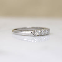 Timeless Five Diamond Platinum Wedding Band
