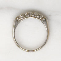 Timeless Five Diamond Platinum Wedding Band