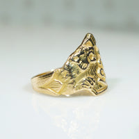 Gold Lion Ring Dated 1920