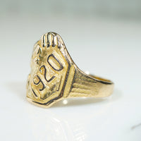 Gold Lion Ring Dated 1920