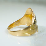 Gold Lion Ring Dated 1920