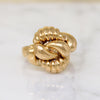 Twist Within a Twist 18k Gold Retro Ring