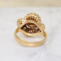 Twist Within a Twist 18k Gold Retro Ring