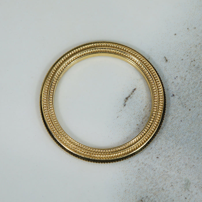 Unique Vintage 18k Yellow Gold Bands