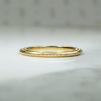 Unique Vintage 18k Yellow Gold Bands