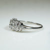Platinum Vintage 1930s Old European Diamond Ring
