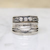 Unusual Sterling "Stack" Ring by Shablool Didae