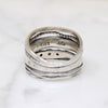Unusual Sterling "Stack" Ring by Shablool Didae