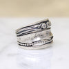 Unusual Sterling "Stack" Ring by Shablool Didae
