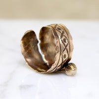 Strange Early Victorian 12k Gold Snake Ring