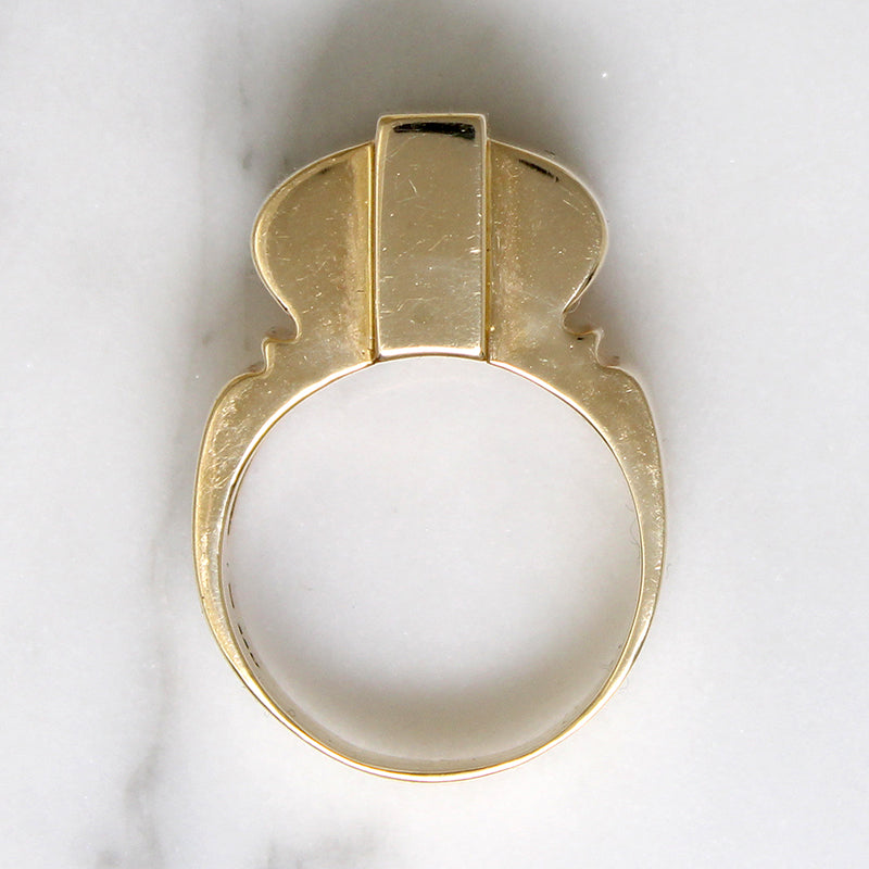 Monumental Keyhole Door Statement Ring