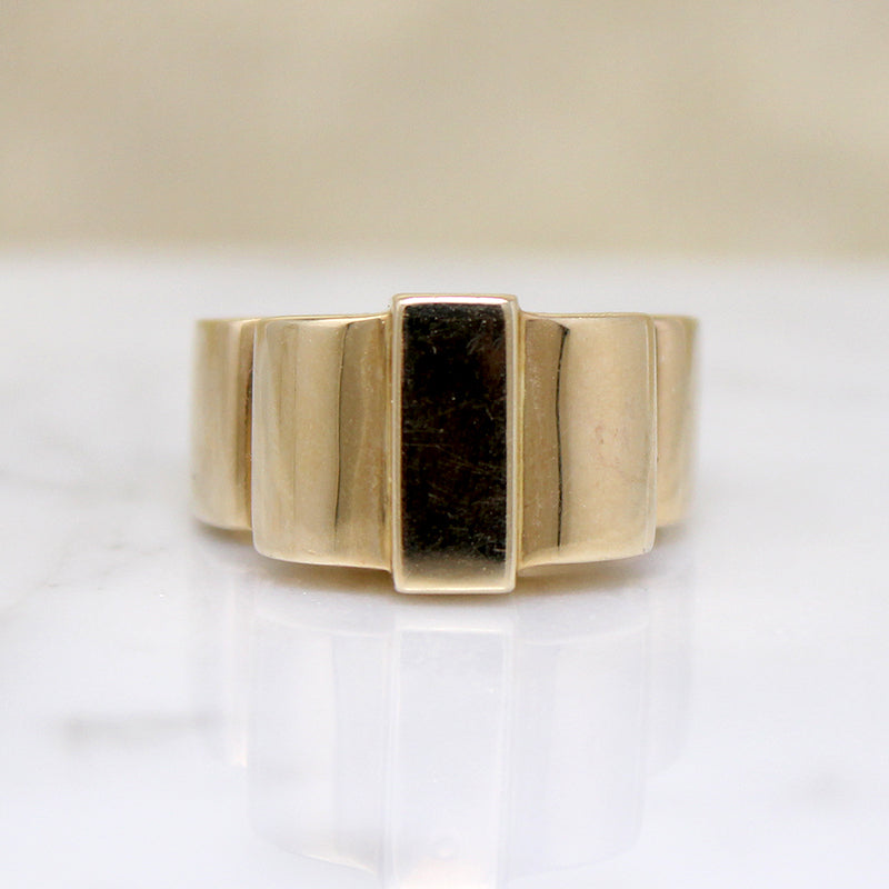 Monumental Keyhole Door Statement Ring