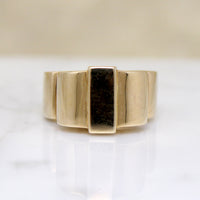 Monumental Keyhole Door Statement Ring