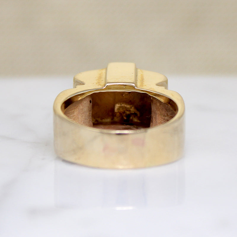 Monumental Keyhole Door Statement Ring