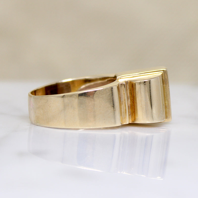 Monumental Keyhole Door Statement Ring