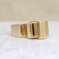 Monumental Keyhole Door Statement Ring