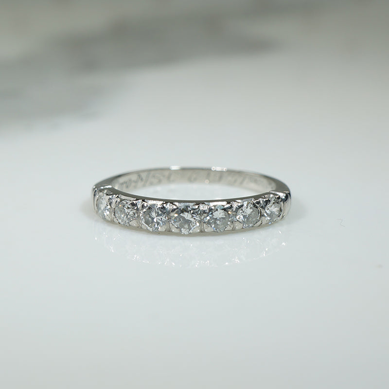 Delightful Platinum Diamond Band
