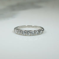 Delightful Platinum Diamond Band