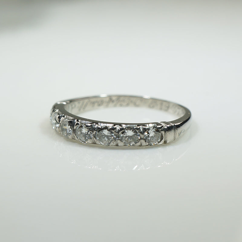 Delightful Platinum Diamond Band