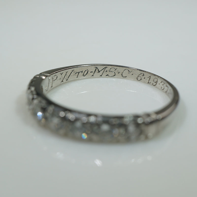 Delightful Platinum Diamond Band