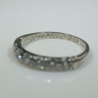 Delightful Platinum Diamond Band