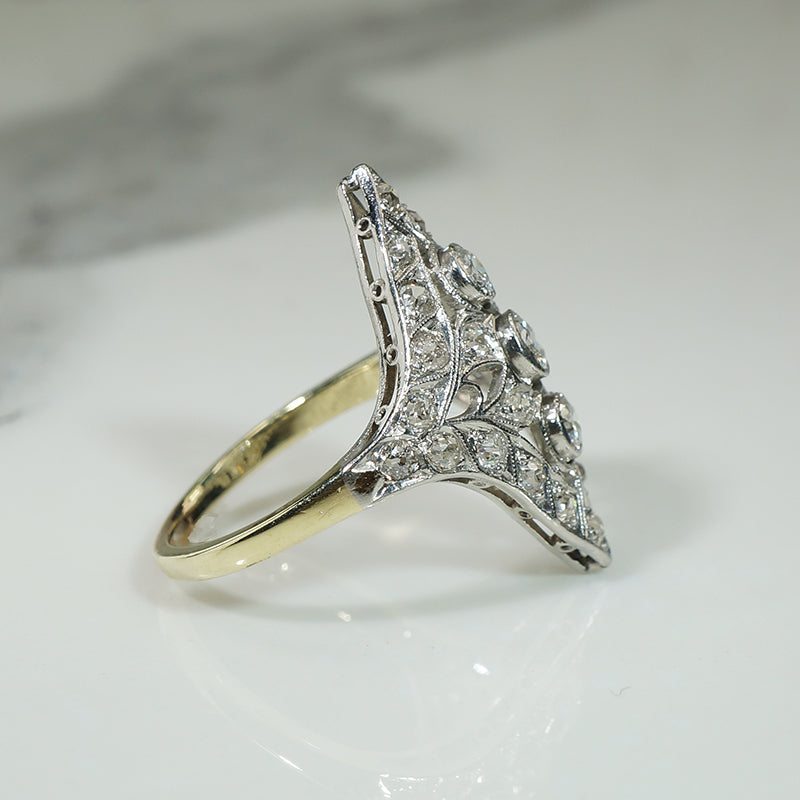 Stunning Edwardian OMC Diamond Ring