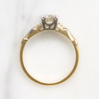 Title
Sculpted Two-Tone Old Euro Diamond Engagement Ring
