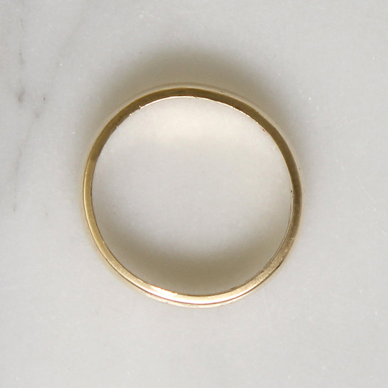 Wide R.M.I. 14k Gold Band Size 4.5