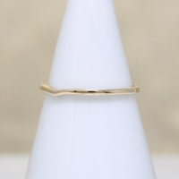 Dainty 14k Gold Contour Band