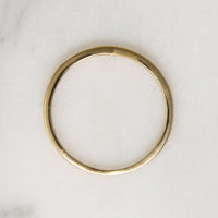 Dainty 14k Gold Contour Band