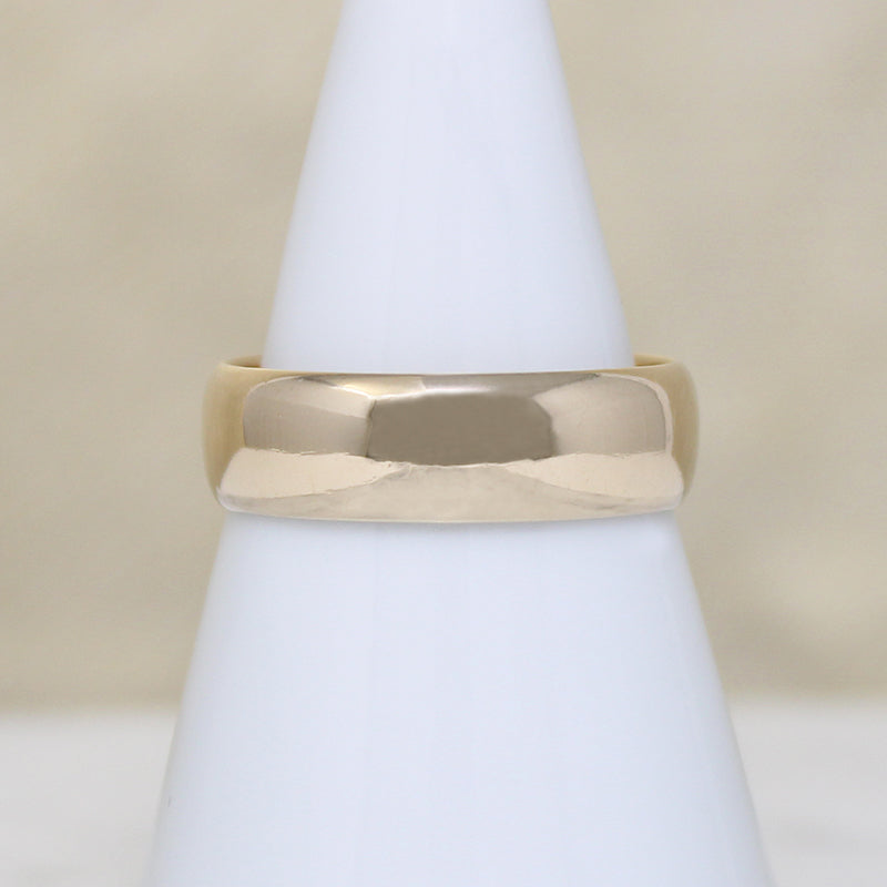 Wide 14k Gold Wed-Lok Band Size 8