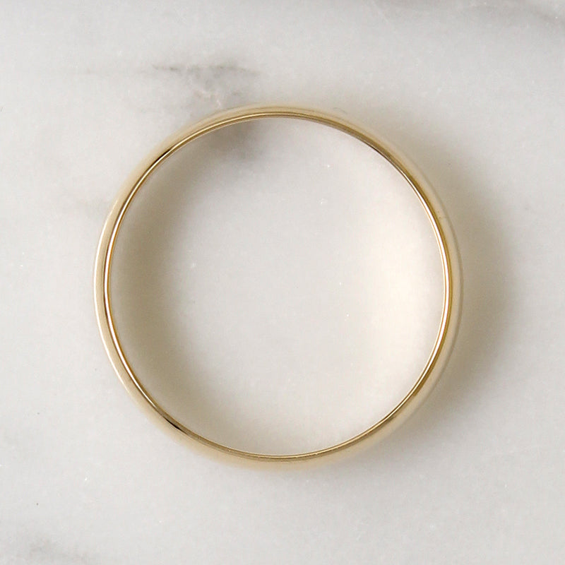 Wide 14k Gold Wed-Lok Band Size 8