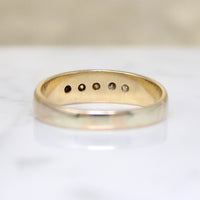 Tasteful Mid Century Gypsy-Style Diamond Band