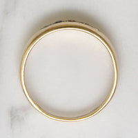 Tasteful Mid Century Gypsy-Style Diamond Band