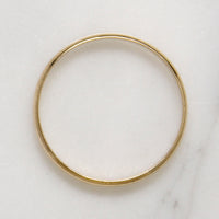 Slim 14k Gold Stepped Edge Wedding Band Size 11
