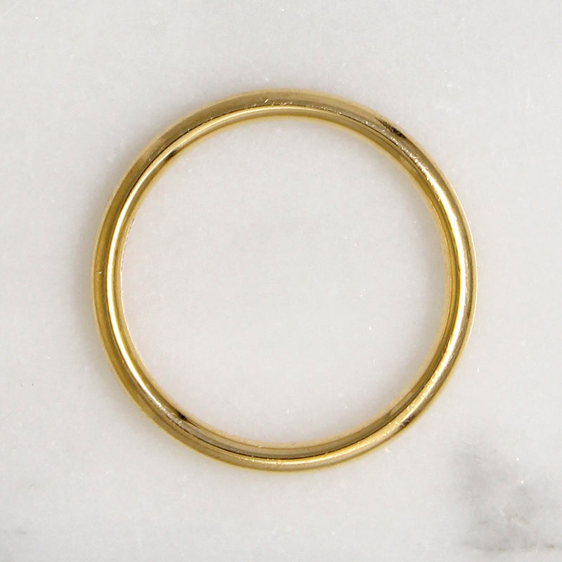 Curvy 18k Gold Size 7 Tiffany & Co. Band